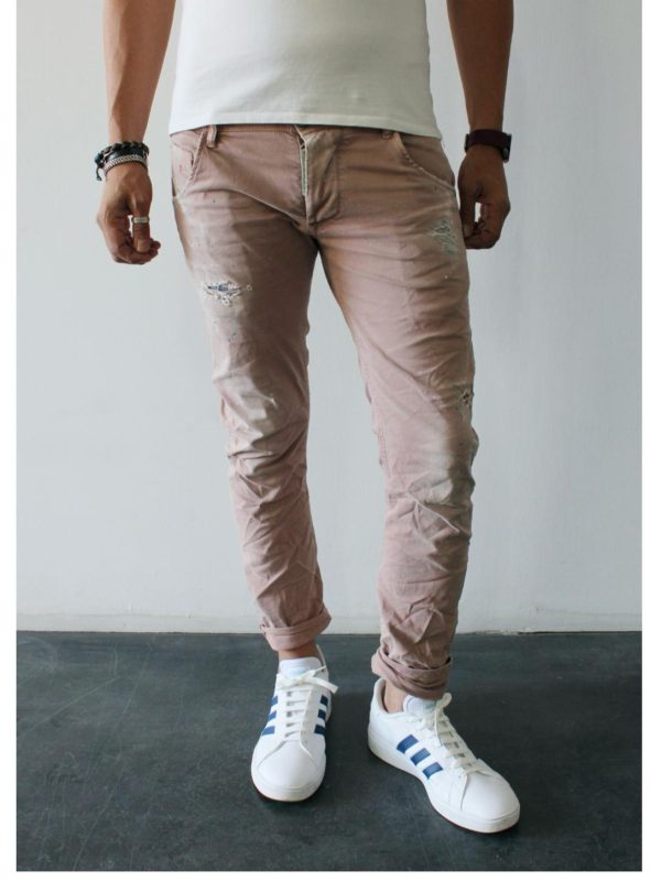MOLOTOV Jeans Smith Basic SalmĂłn