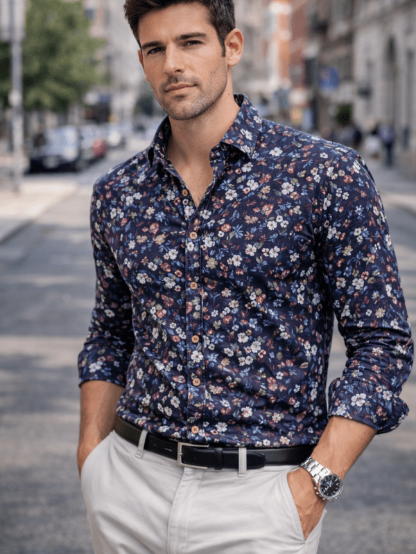 Camisa Monttesco Fantasía Estampada Autumn