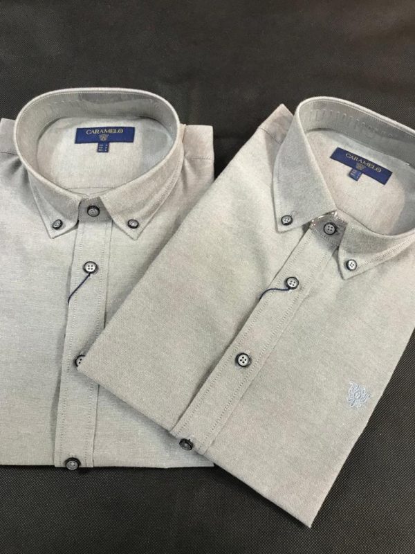 Camisa Oxford Caramelo