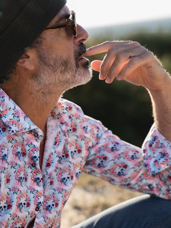 Camisa Monttesco Fantasía estampada Skulls